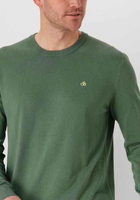 Grüne SCOTCH & SODA Sweatshirt VISCOSE REGULAR FIT CREWNECK - large