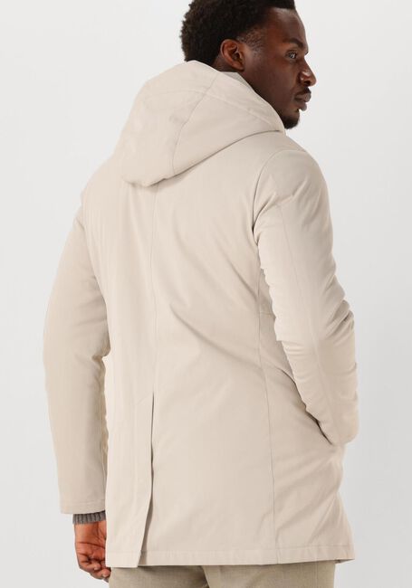 Beige PROFUOMO Parkas RAINCOAT LONG MAGNET - large
