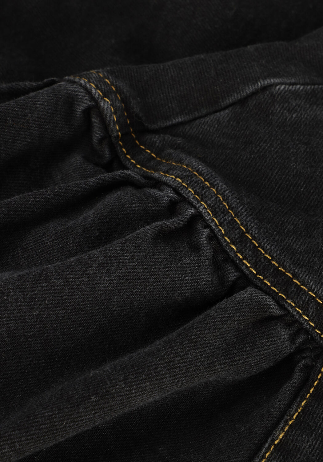 Schwarze FREEBIRD Minikleid EVONY DRESS DENIM - large