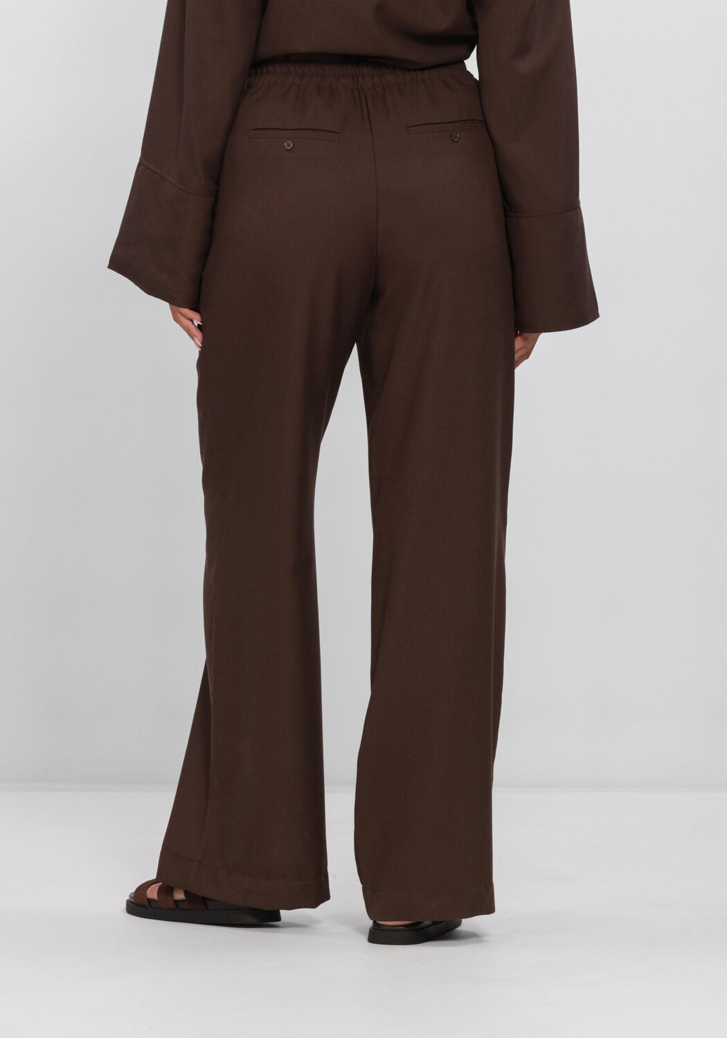 Braune AIMEE THE LABEL Hosen SJOERDHS TROUSERS - large