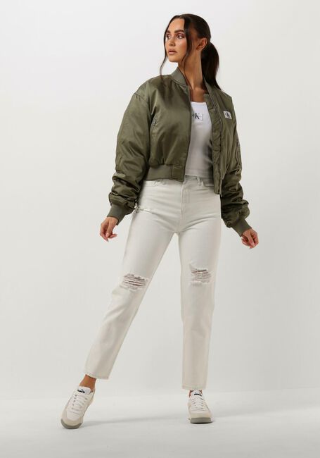 Olive CALVIN KLEIN Jack SATIN BOMBER - large