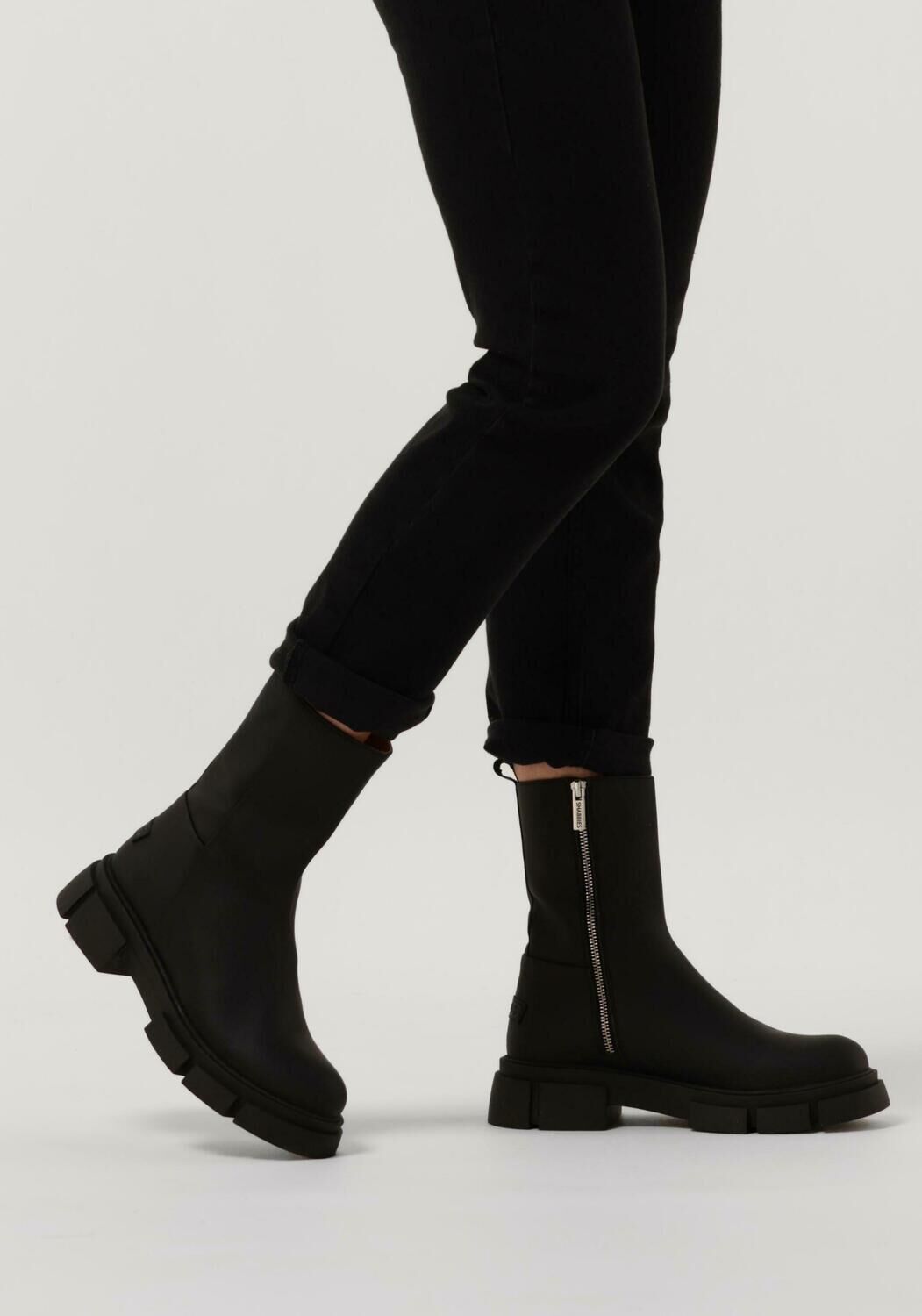 Schwarze SHABBIES Ankle Boots 182020375 - large