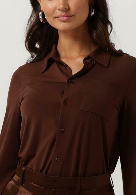 Braune VANILIA Blusen ESCAPE UNI SHIRT - large