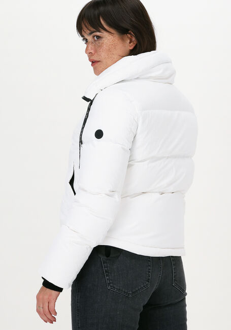 Weiße BEAUMONT Wattierte Jack PUFFER RECYCLED SHORT JACKET - large