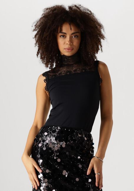 Schwarze MINUS Top VANESSA HIGH NECK - large