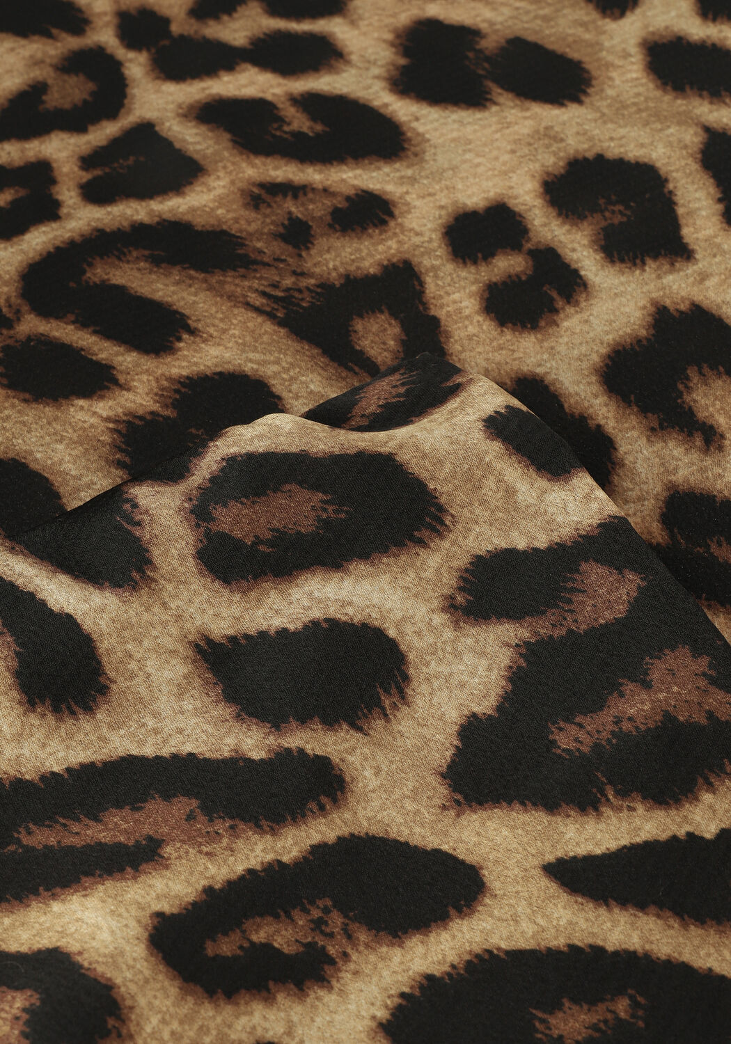 Braune NEO NOIR Midirock BOVARY LEO SKIRT - large