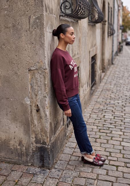 Bordeaux MOS MOSH Sweatshirt MMNIMA O-LS SWEATSHIRT - large