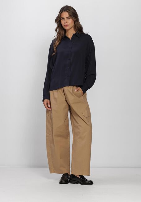 Dunkelblau BY-BAR Blusen KRIS SATIN STRIPE BLOUSE - large