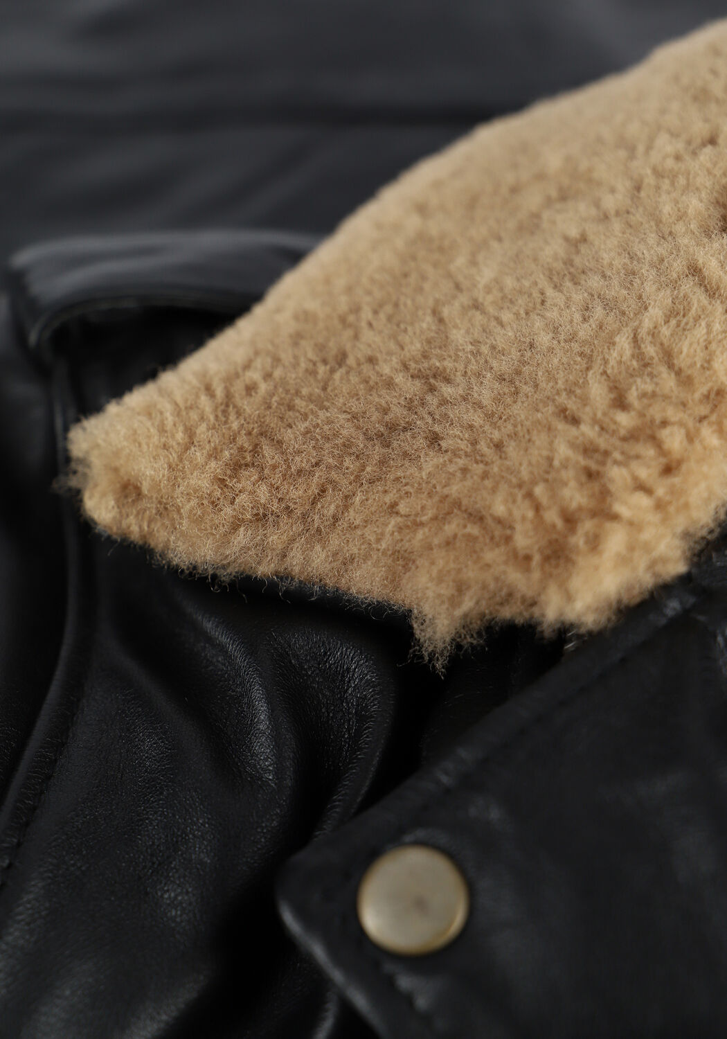 Schwarze GOOSECRAFT Lederjack GALLERY544 - large