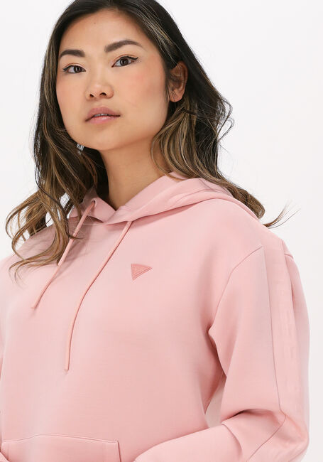 Hell-Pink GUESS Pullover BRENDA HOOD - large
