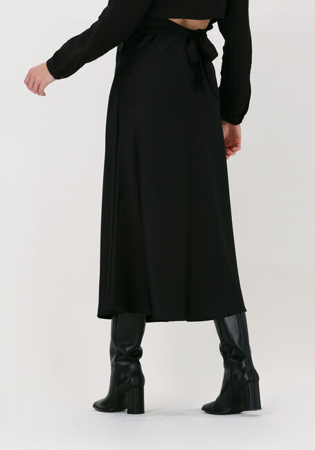 Schwarze NEO NOIR Maxirock BOVARY CREPE SATIN SKIRT - large