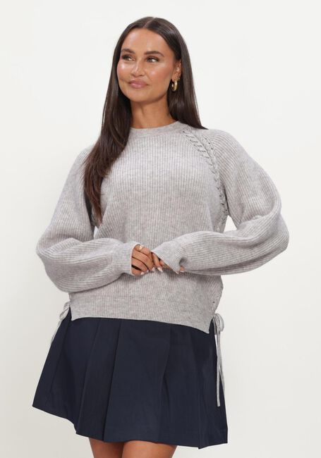 Hellgrau CO'COUTURE Pullover ROWCC BRAID STRING KNIT - large
