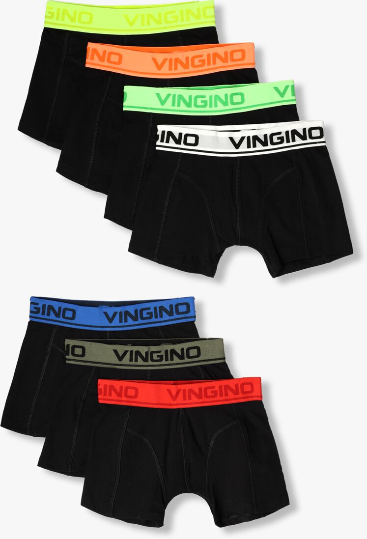 schwarze vingino boxershort boys boxer (7-pack)