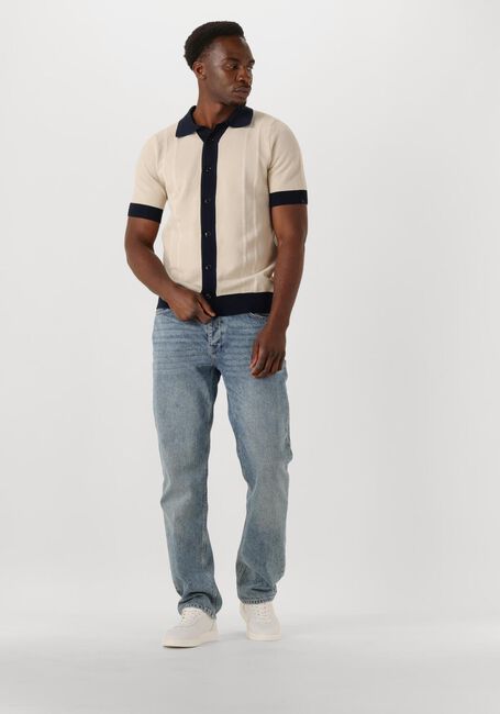 Beige BUTCHER OF BLUE Polo-Shirt RIPLEY KNIT CT SHIRT - large