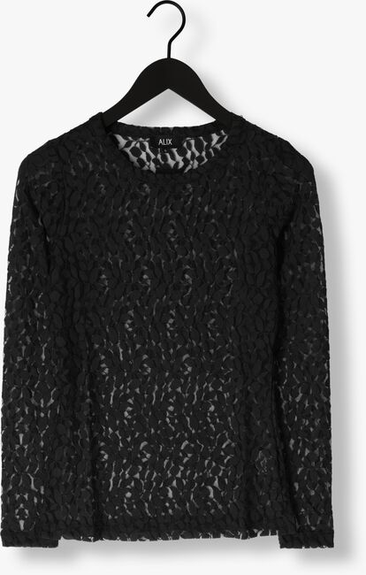 Schwarze ALIX THE LABEL  FITTED LACE TOP - large