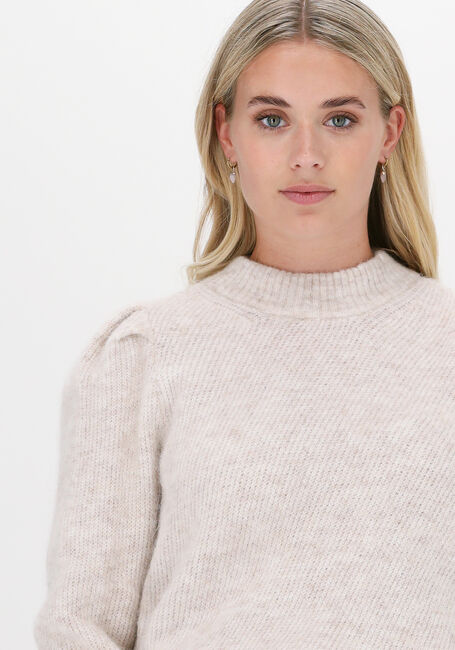 Beige SELECTED WOMEN Pullover SLFINNA-MIA LS KNIT O-NECK B - large