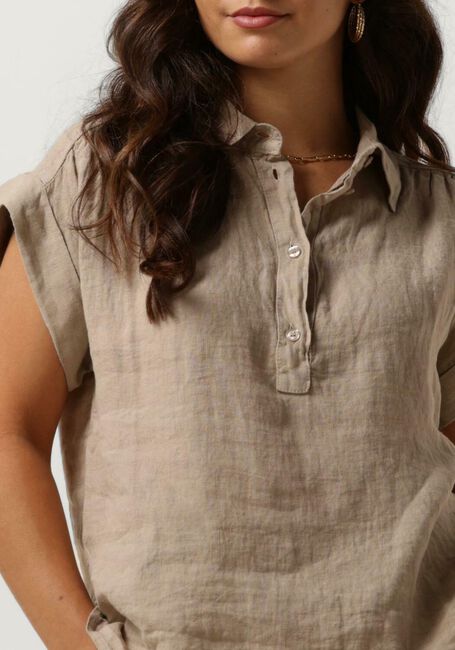 Sand NUKUS Blusen MILLA BLOUSE SS - large