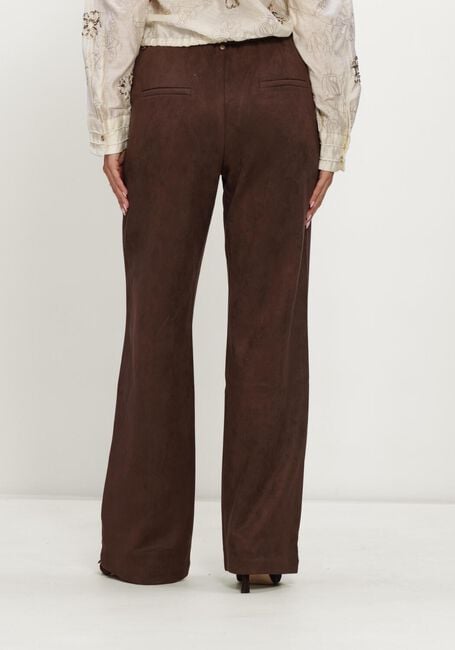 Braune NUKUS Weite Hose JILL PANTS SUEDINE - large