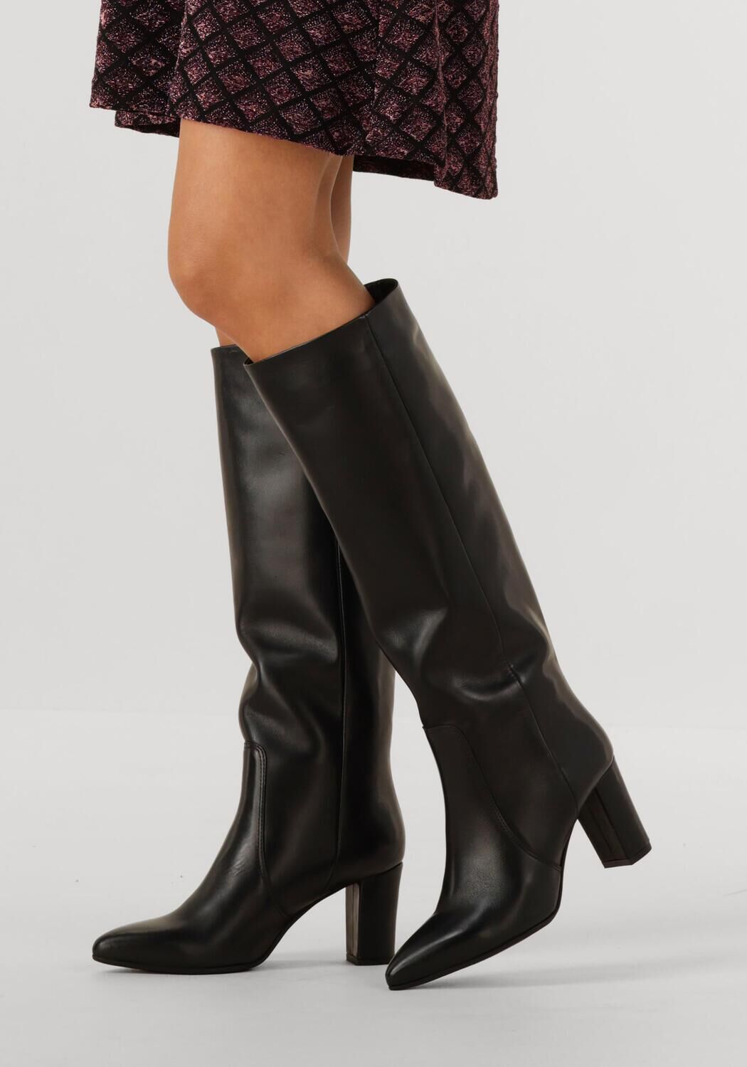 Schwarze STEFANO LAURAN Hohe Stiefel 011-52 - large