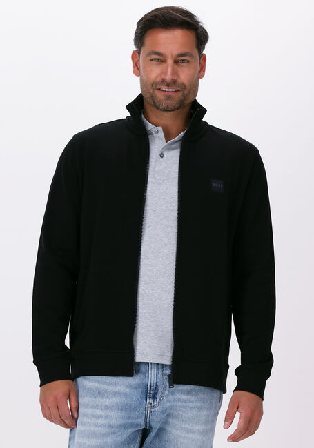 Schwarze BOSS Strickjacke ZESTART - large