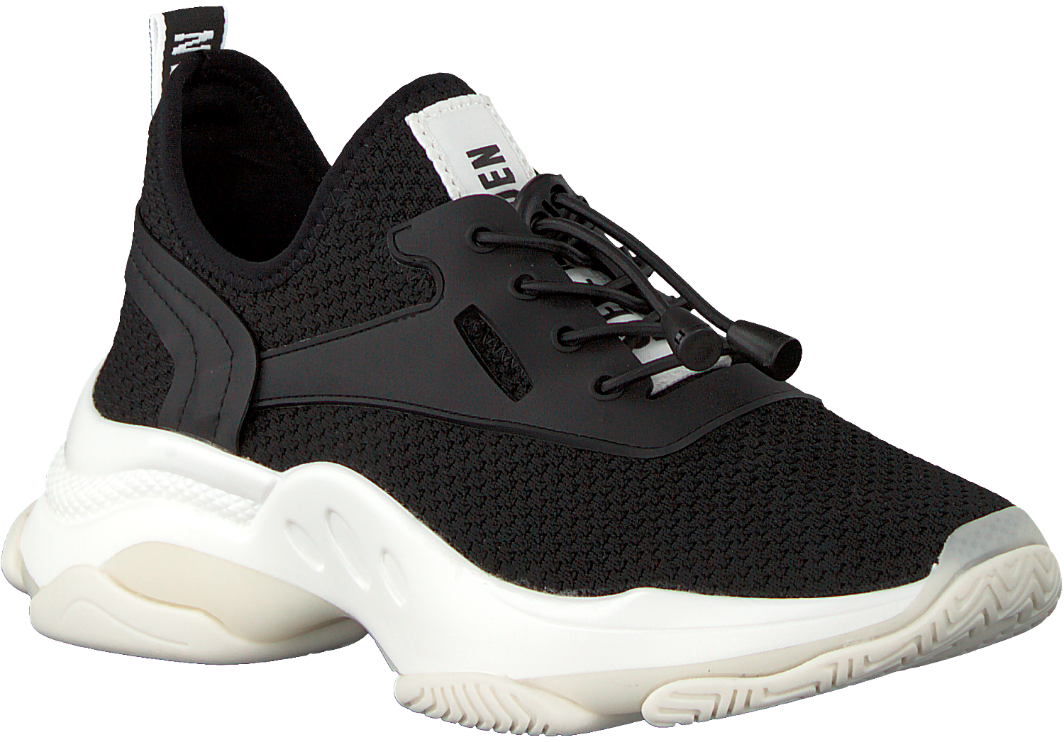 steve madden black sneakers with laces