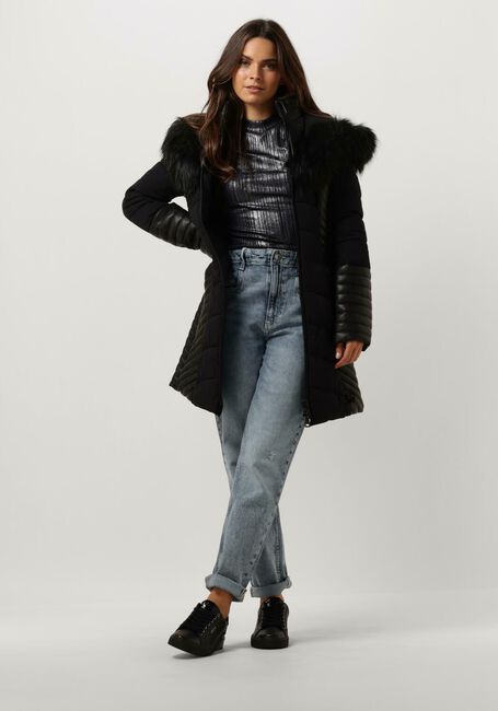 Schwarze GUESS Wattierte Jack NEW OXANA JACKET 1 - large