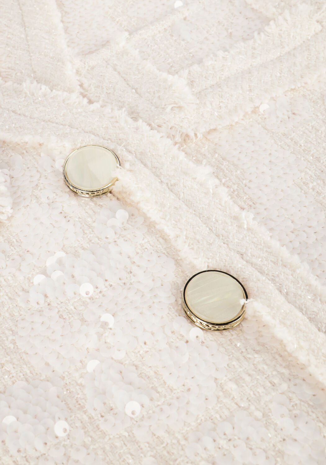 Nicht-gerade weiss NUKUS Top SARA BLAZER PAILLET - large