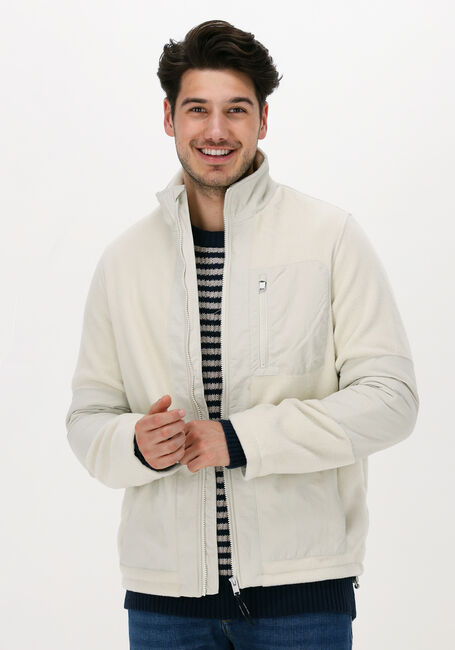 Nicht-gerade weiss SELECTED HOMME Strickjacke SLHNOHR FLEECE JKT W - large
