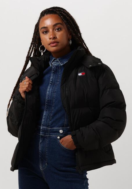Schwarze TOMMY JEANS Wattierte Jack TJW ALASKA PUFFER EX - large
