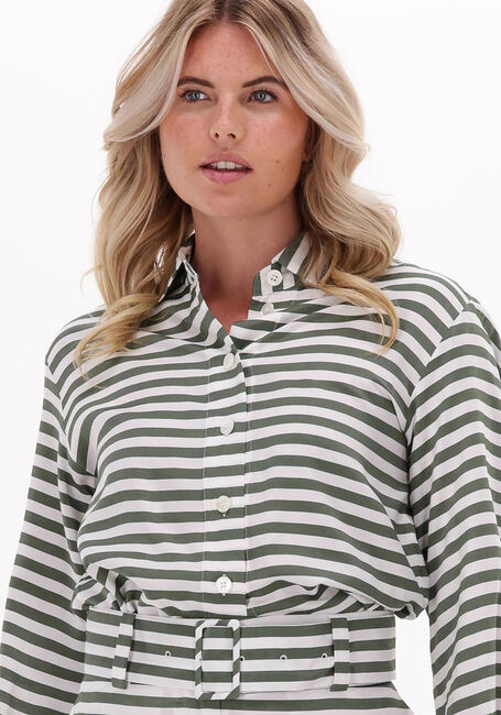 Grüne VANILIA Blusen SHIRT STRIPE - large