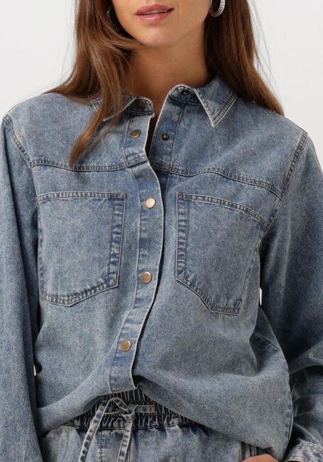 Hellblau LOLLYS LAUNDRY Blusen MEGLL SHIRT LS - large
