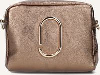 Bronzefarbene NOTRE-V Umhängetasche JACINE METALLIC - medium