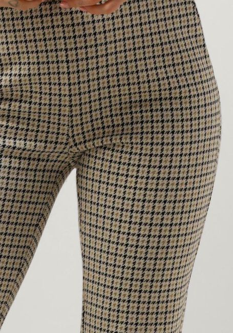 Mehrfarbige/Bunte SUMMUM Schlaghose FLARED PANTS PRINCE DE GALLES WITH LUREX - large