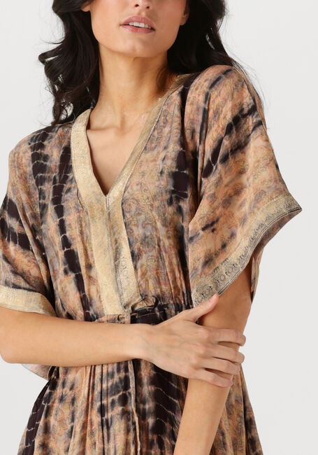 Mehrfarbige/Bunte SUMMUM Maxikleid DRESS TIE DIE PRINT - large