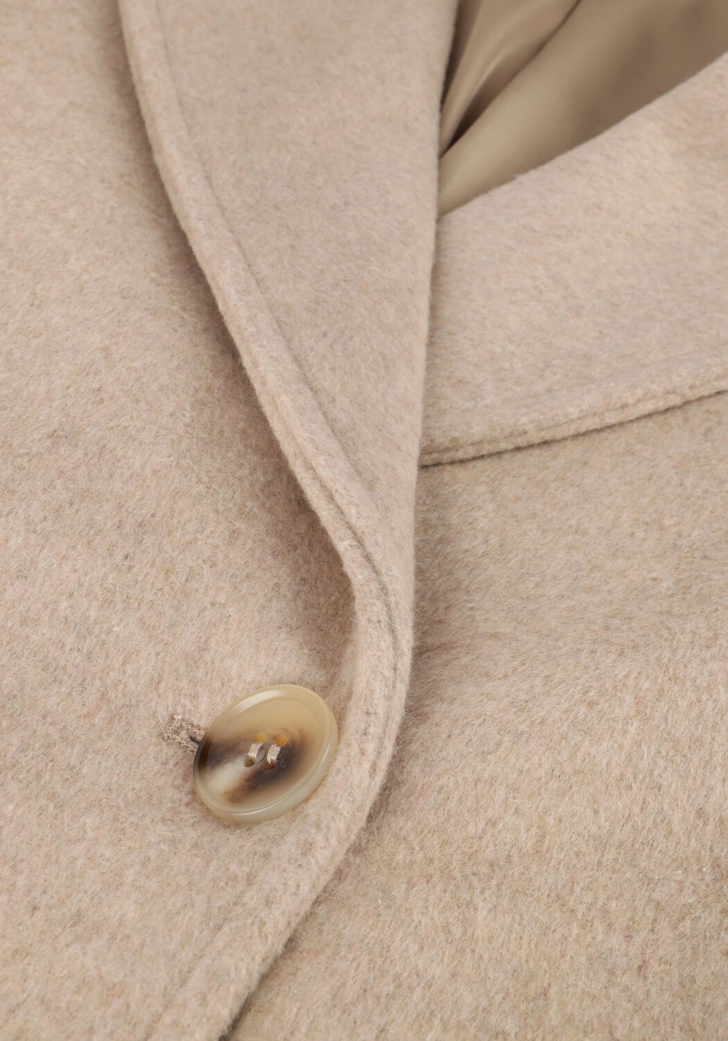 Beige NEO NOIR M&auml;ntel WILLIAMS WOOL COAT - large