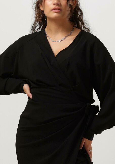 Schwarze FREEBIRD Minikleid WV-DRAPE-2-PES-23-3 - large