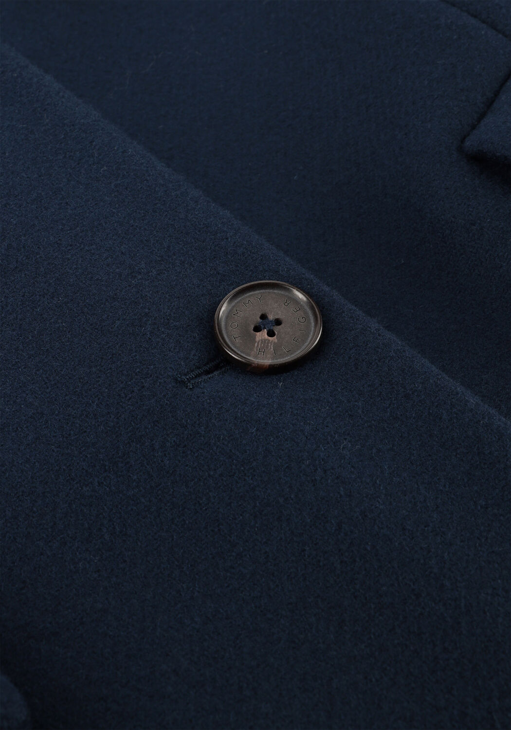 Dunkelblau TOMMY HILFIGER M&auml;ntel CLASSIC SB WOOL REG COAT - large