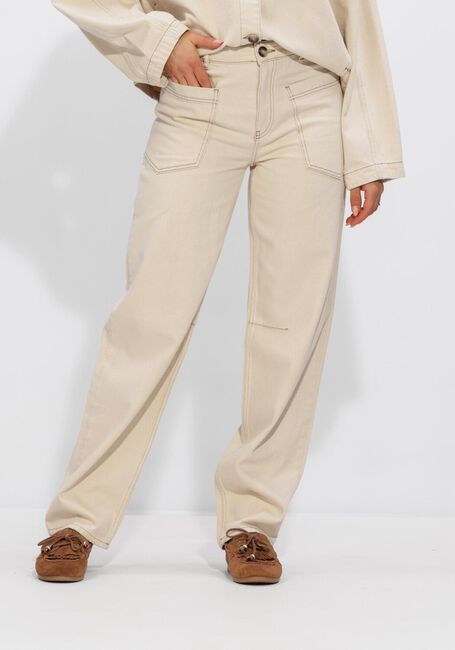 Nicht-gerade weiss ANOTHER LABEL Hosen ALNAYOMI NATURAL DENIM PANTS - large