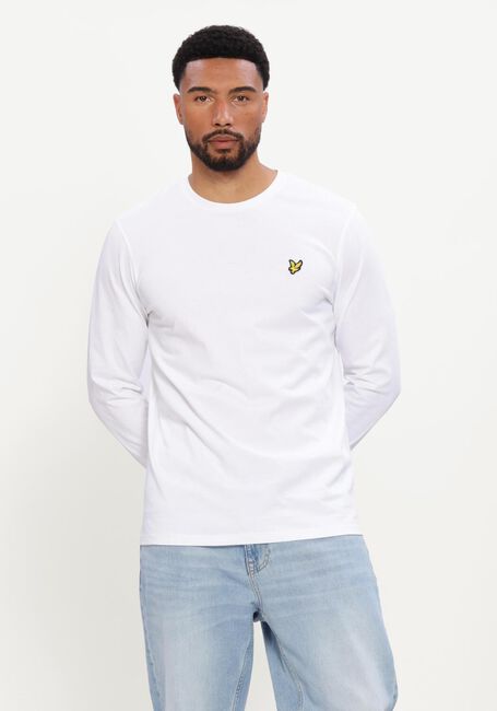 Wei&szlig;e LYLE & SCOTT T-shirt PLAIN L/S T-SHIRT - large
