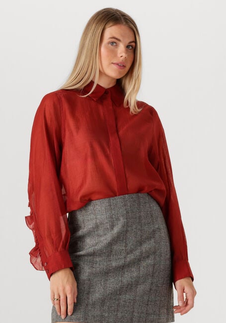 Rote COPENHAGEN MUSE Blusen CMBLUEBELL-SHIRT - large