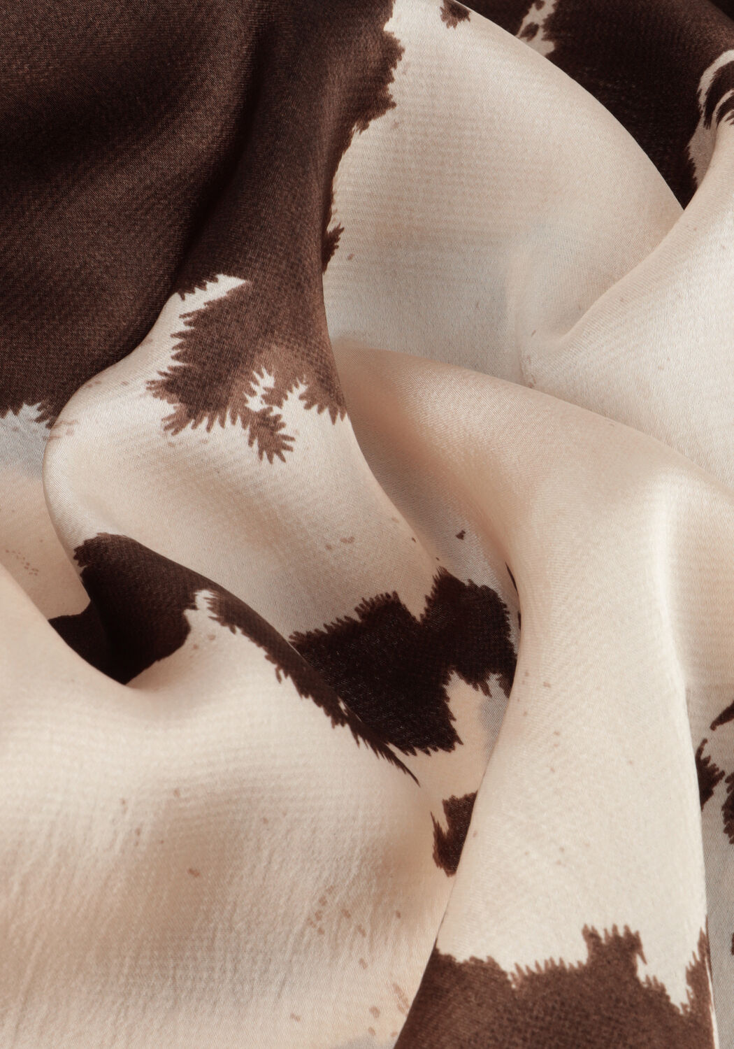 Braune NEO NOIR Top LINDY COW PRINT TOP - large