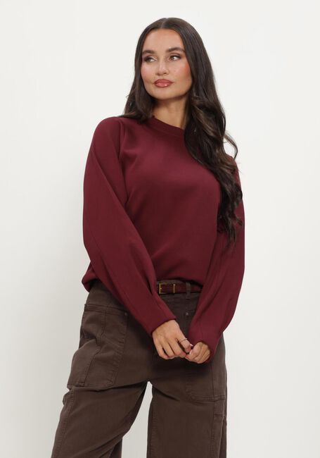 Bordeaux SELECTED WOMEN Sweatshirt SLWLYA LS SWEAT - large
