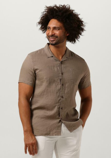 Beige DSTREZZED Casual-Oberhemd DS_COLTER RESORT SHIRT - large