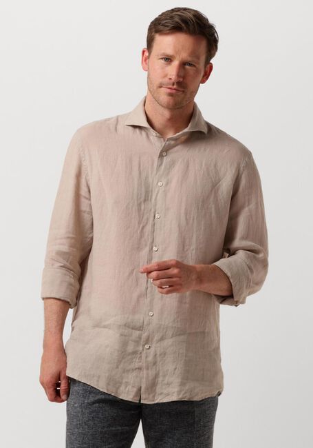 Beige PROFUOMO Casual-Oberhemd SHIRT X-CUTAWAY SC LINNEN - large