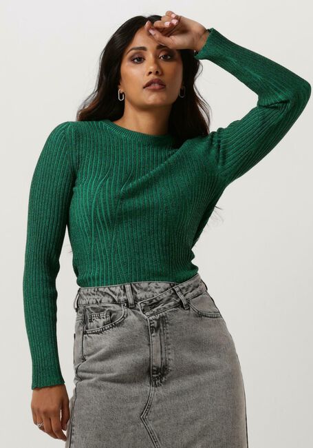 Grüne OBJECT Pullover OBJRIKE L/S KNIT PULLOVER - large