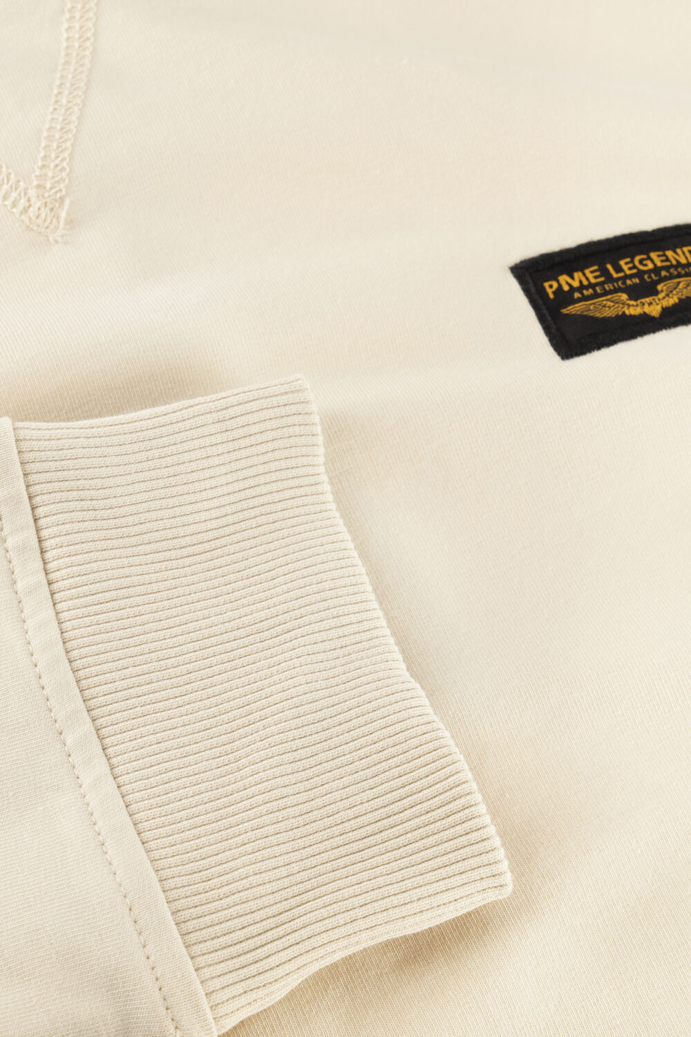 Beige PME LEGEND Pullover & Cardigans AMERICAN CLASSIC SWEAT - large