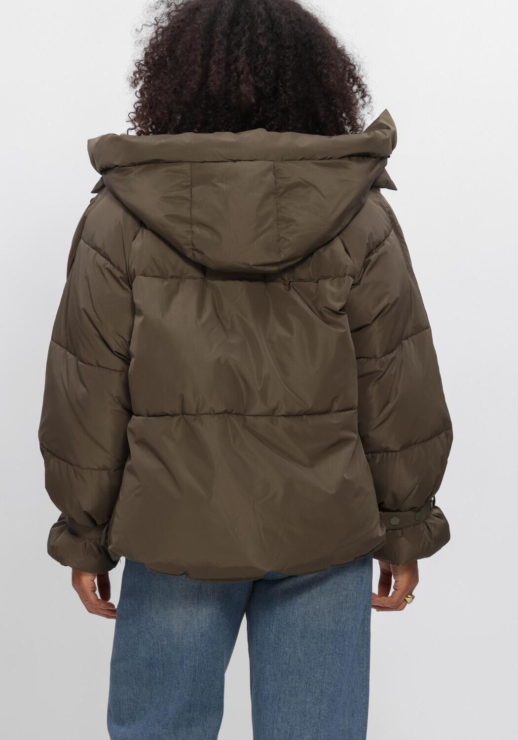Khaki WITHBLACK Wattierte Jack WBLKYLIE REAL DOWN JACKET - large