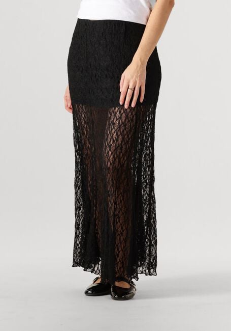 Schwarze NEO NOIR Maxirock MARIYA LACE SKIRT - large