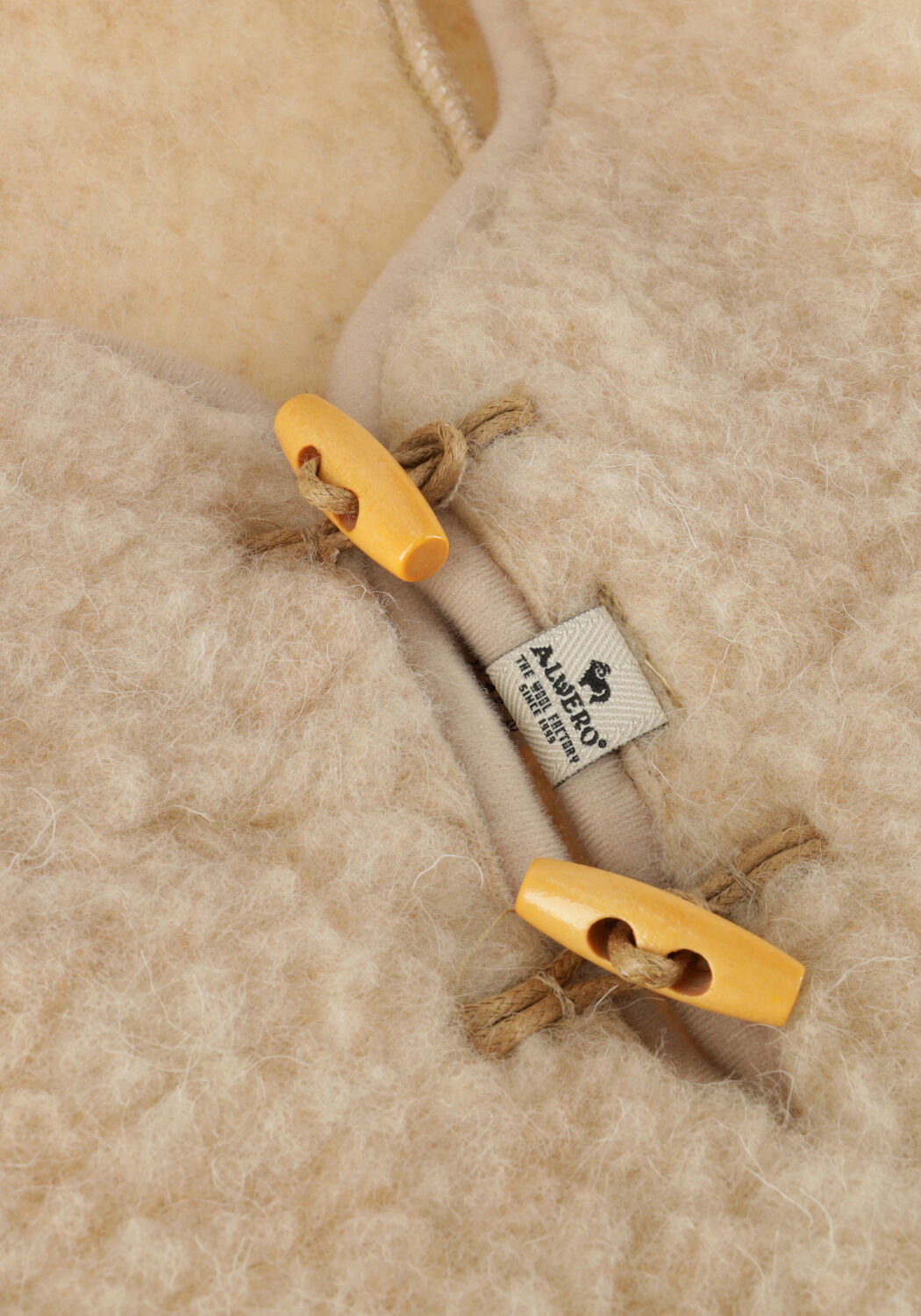 Beige ALWERO Schal BALACLAVA BUTTON HOODIK - large