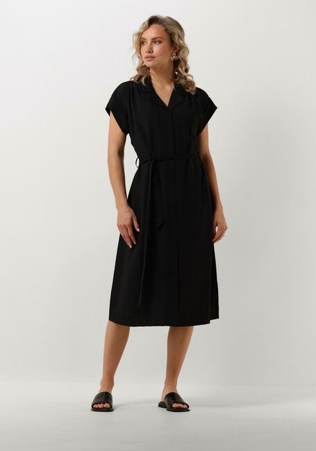 Schwarze MSCH COPENHAGEN Midikleid MSCHGINARA BENINA SS DRESS - large